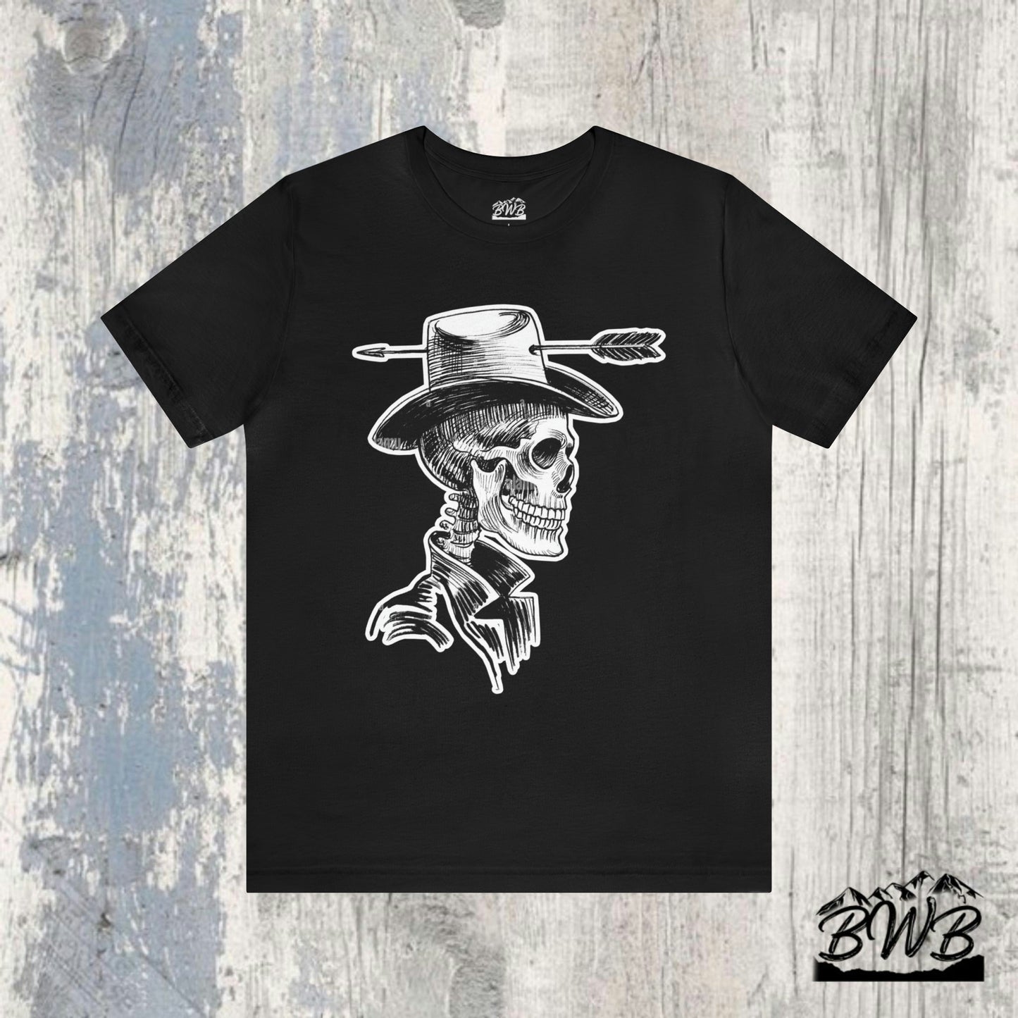Cowboy Skeleton Tee - Backwoods Branding Co.