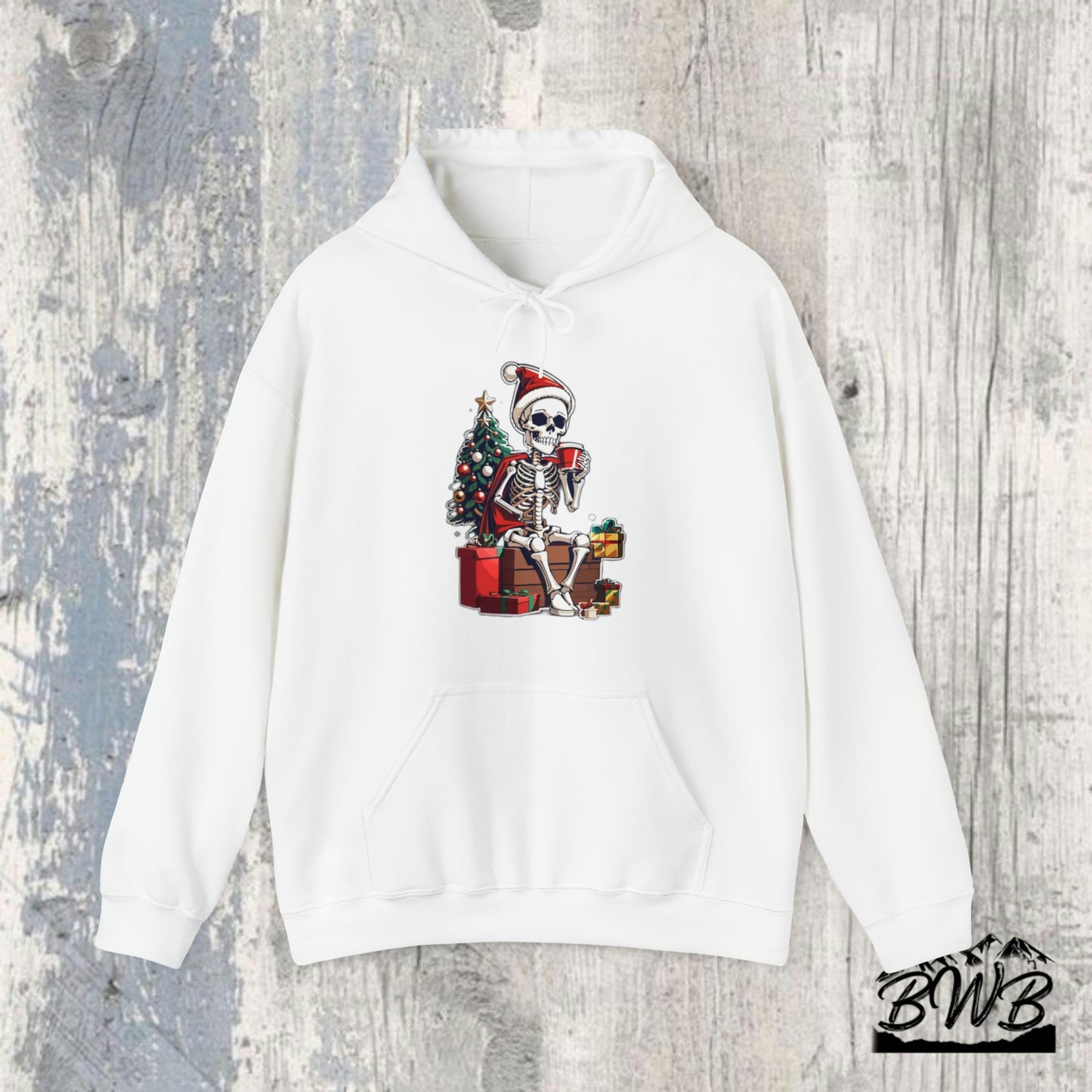 Christmas Coffee Skeleton Hoodie