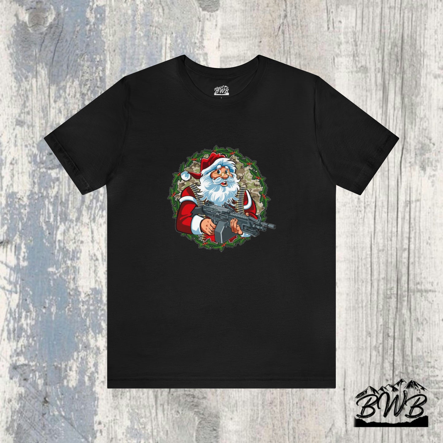 Santa's Got A Machine Gun Tee