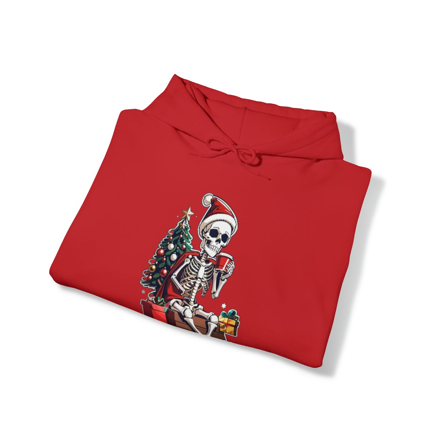 Christmas Coffee Skeleton Hoodie