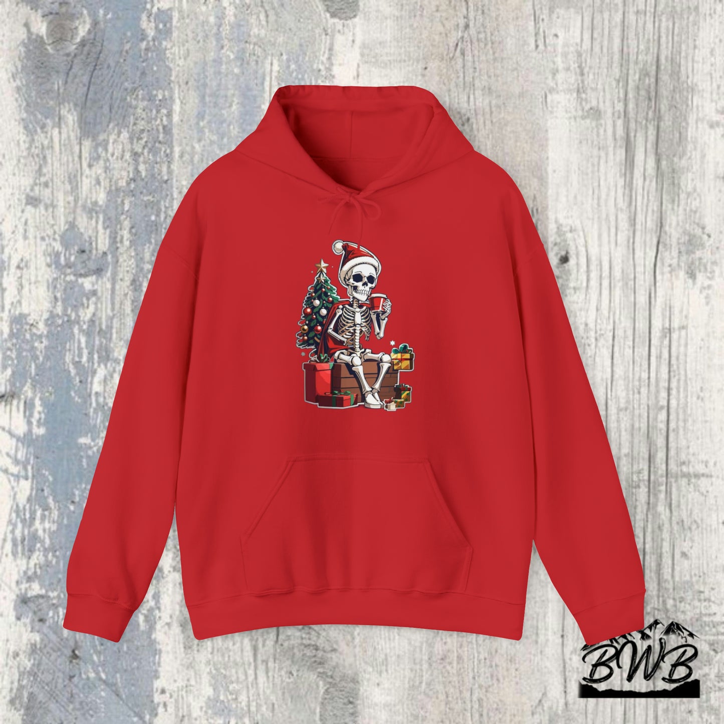 Christmas Coffee Skeleton Hoodie