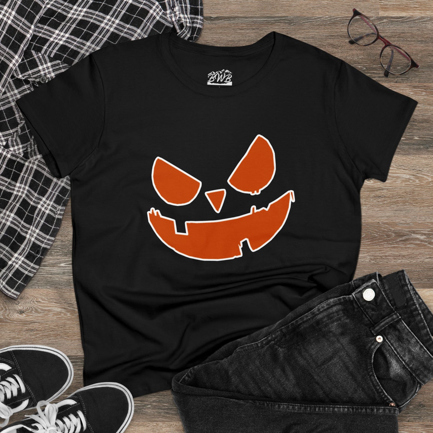 Women's Jack O' Lantern Tee - Backwoods Branding Co.