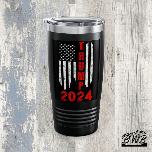Trump 2024 Flag Tumbler, 20oz