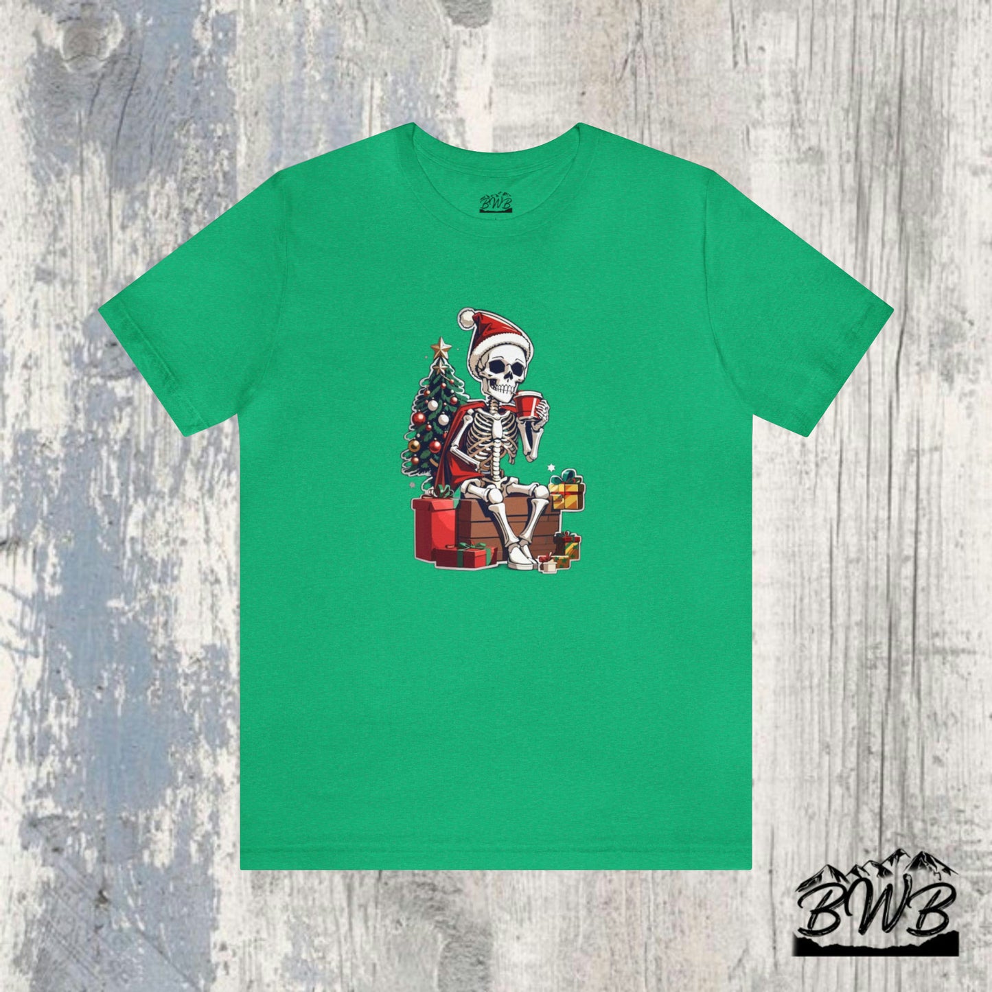 Christmas Coffee Skeleton Tee