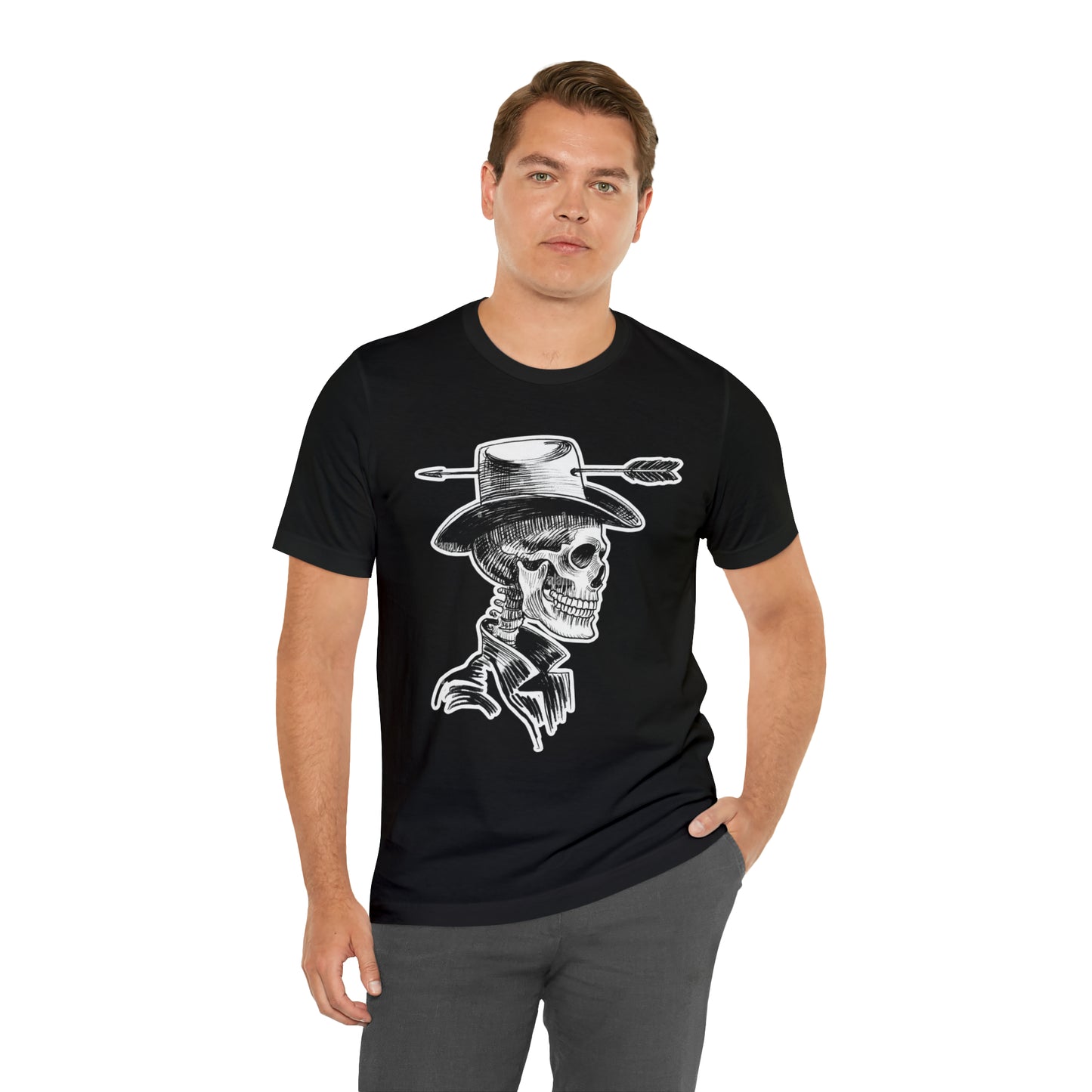 Cowboy Skeleton Tee - Backwoods Branding Co.