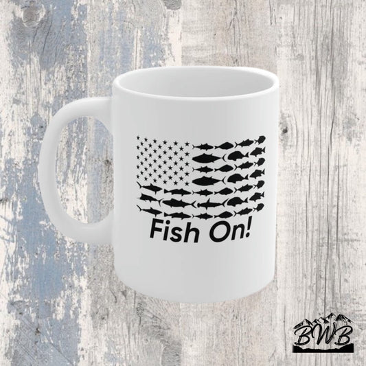Fish On! Mug - Backwoods Branding Co.