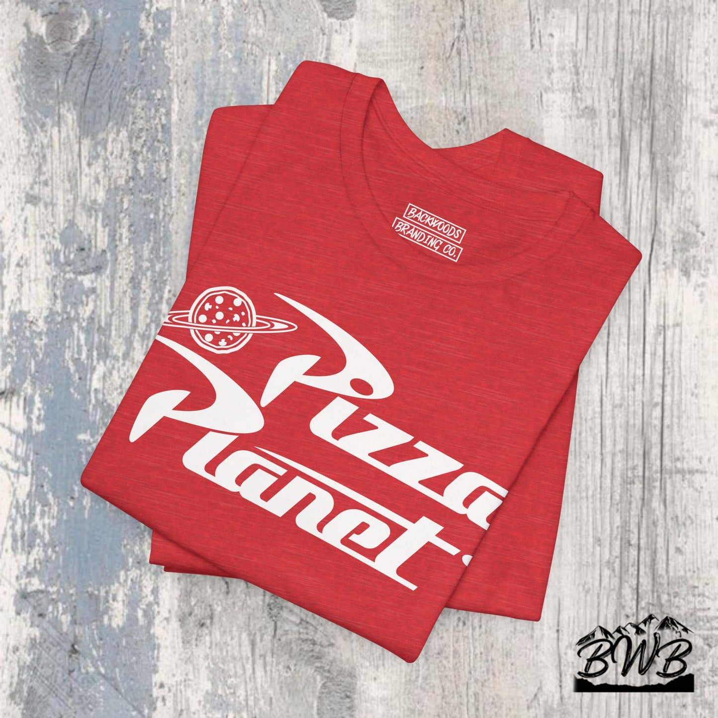 Pizza Planet Unisex Tee - Retro Space Theme