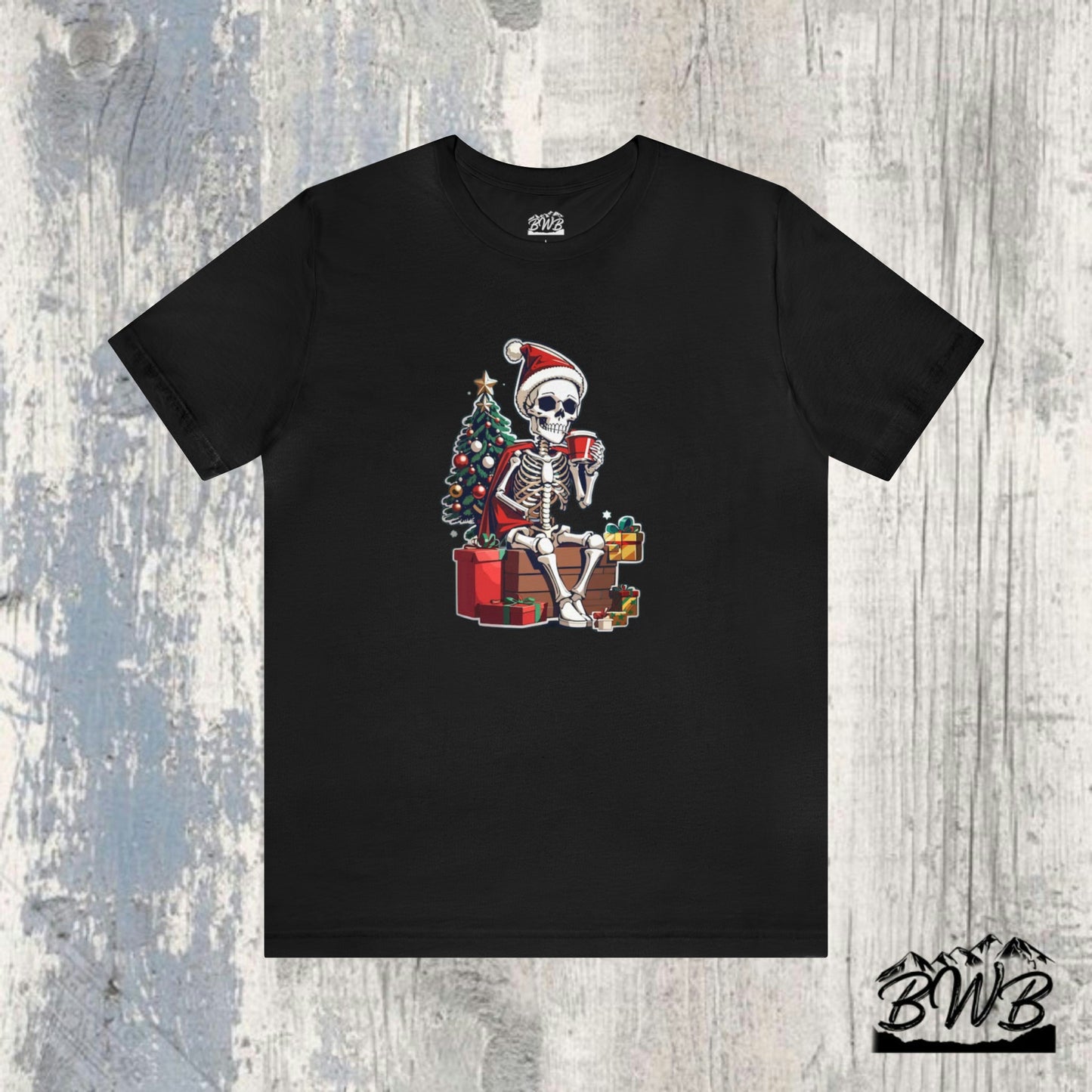 Christmas Coffee Skeleton Tee