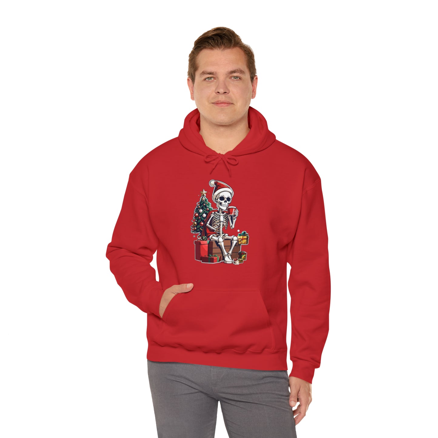 Christmas Coffee Skeleton Hoodie