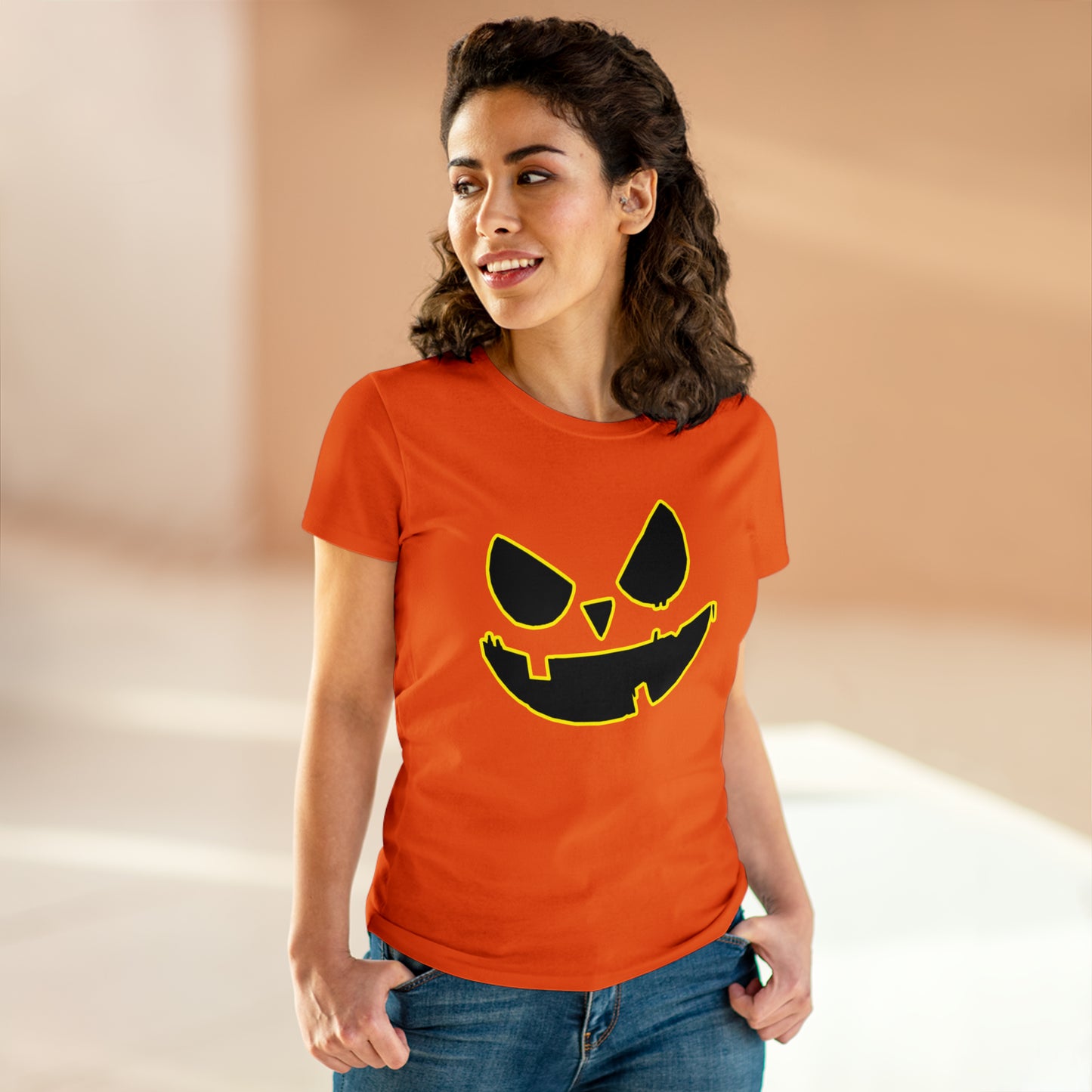 Women's Jack O' Lantern Tee - Backwoods Branding Co.