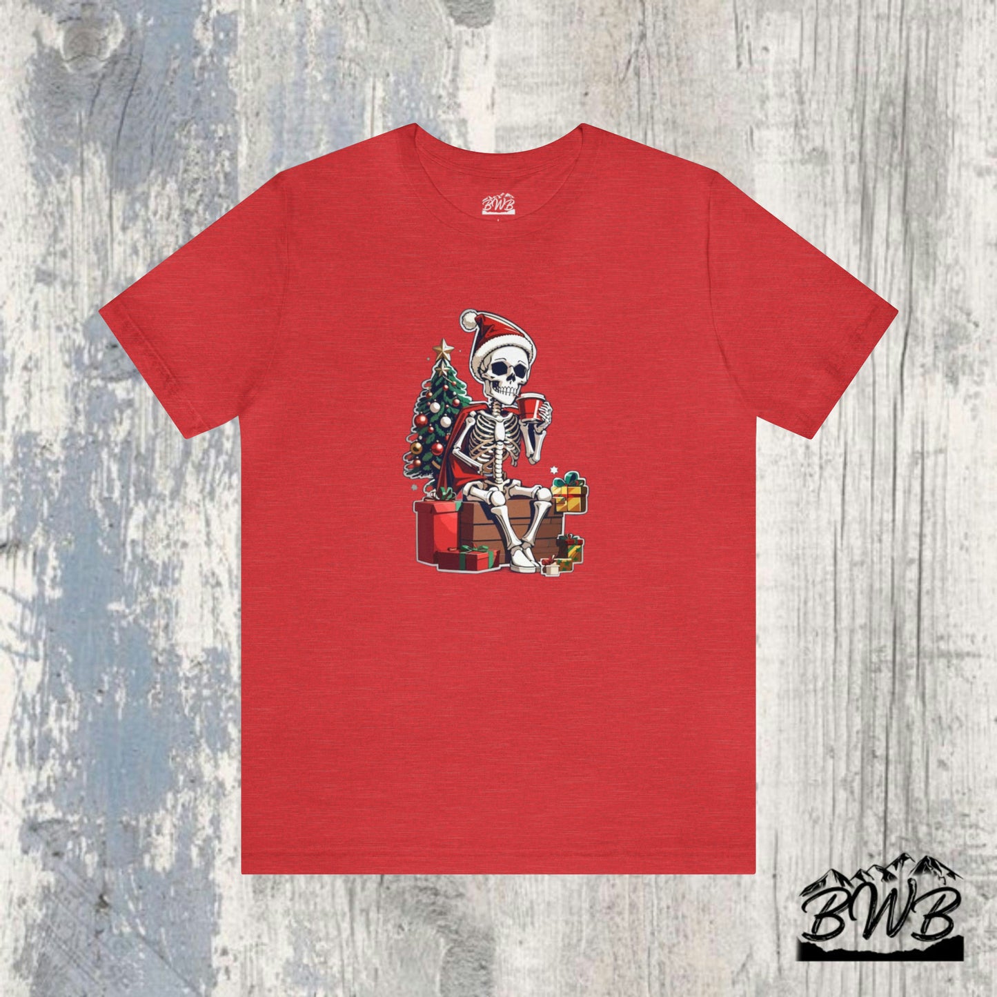 Christmas Coffee Skeleton Tee