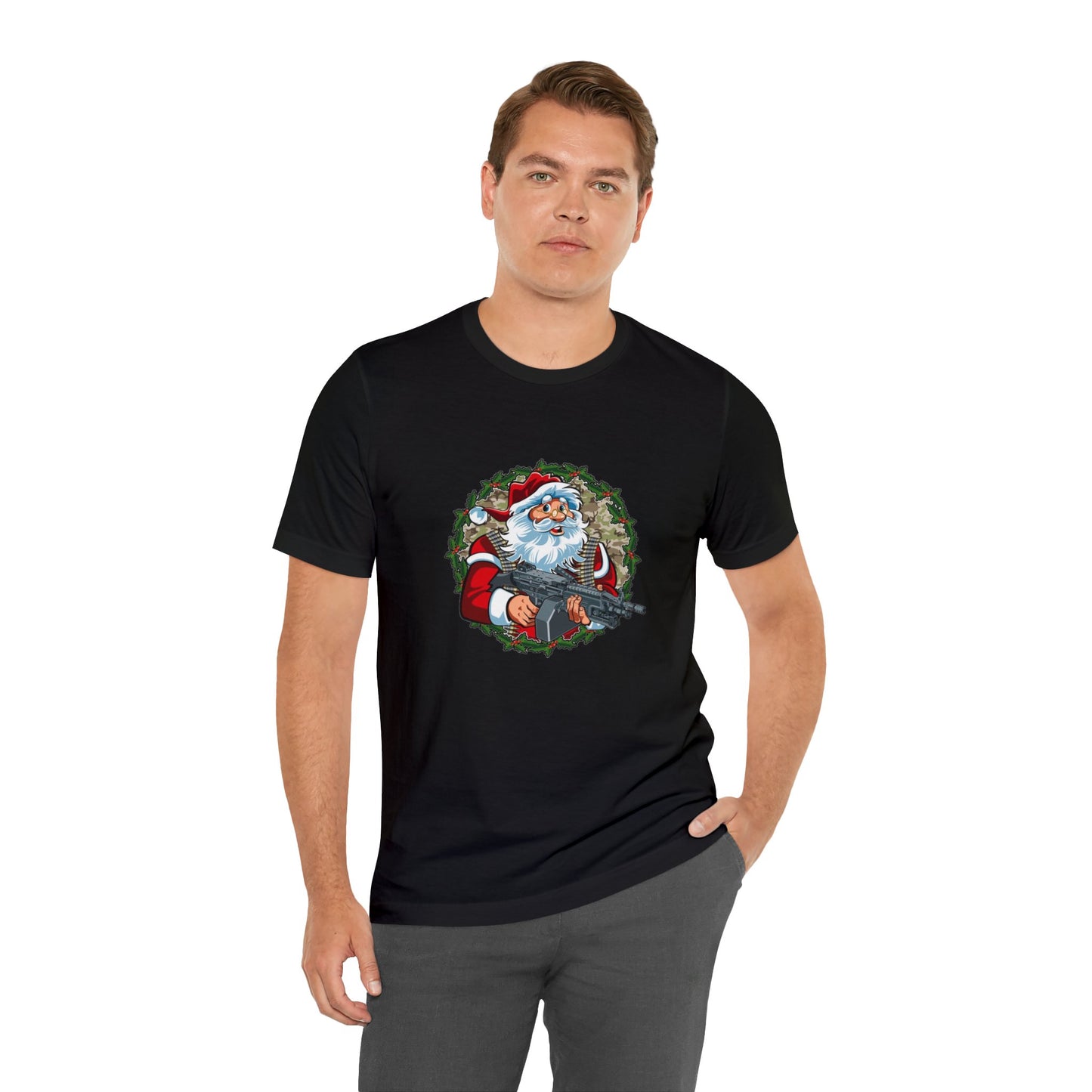 Santa's Got A Machine Gun Tee