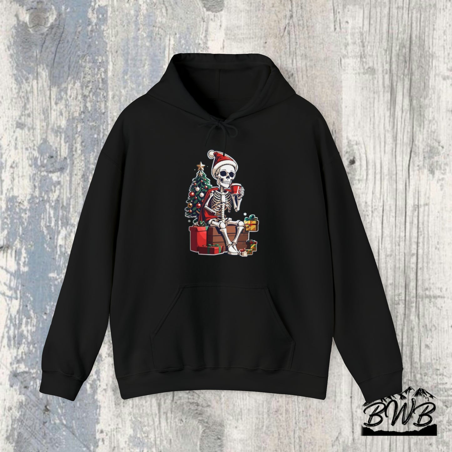 Christmas Coffee Skeleton Hoodie