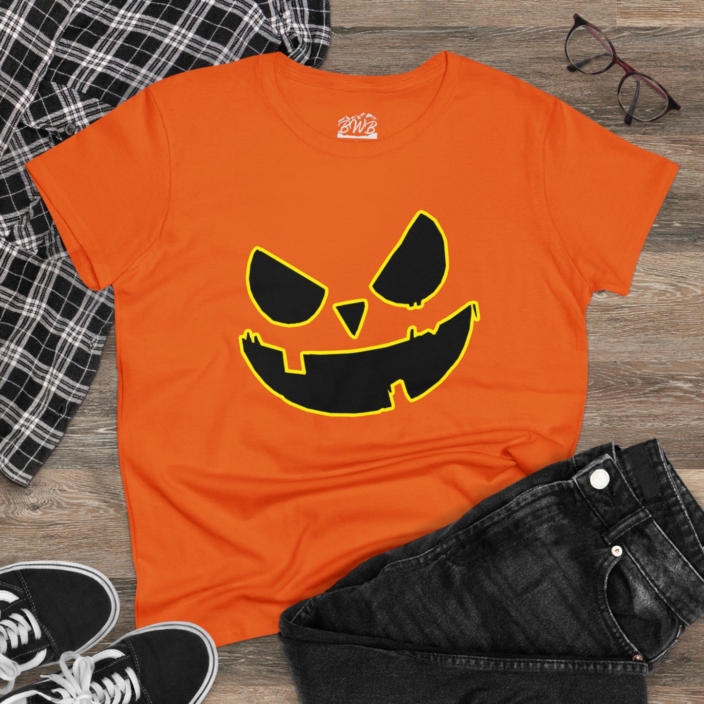 Women's Jack O' Lantern Tee - Backwoods Branding Co.