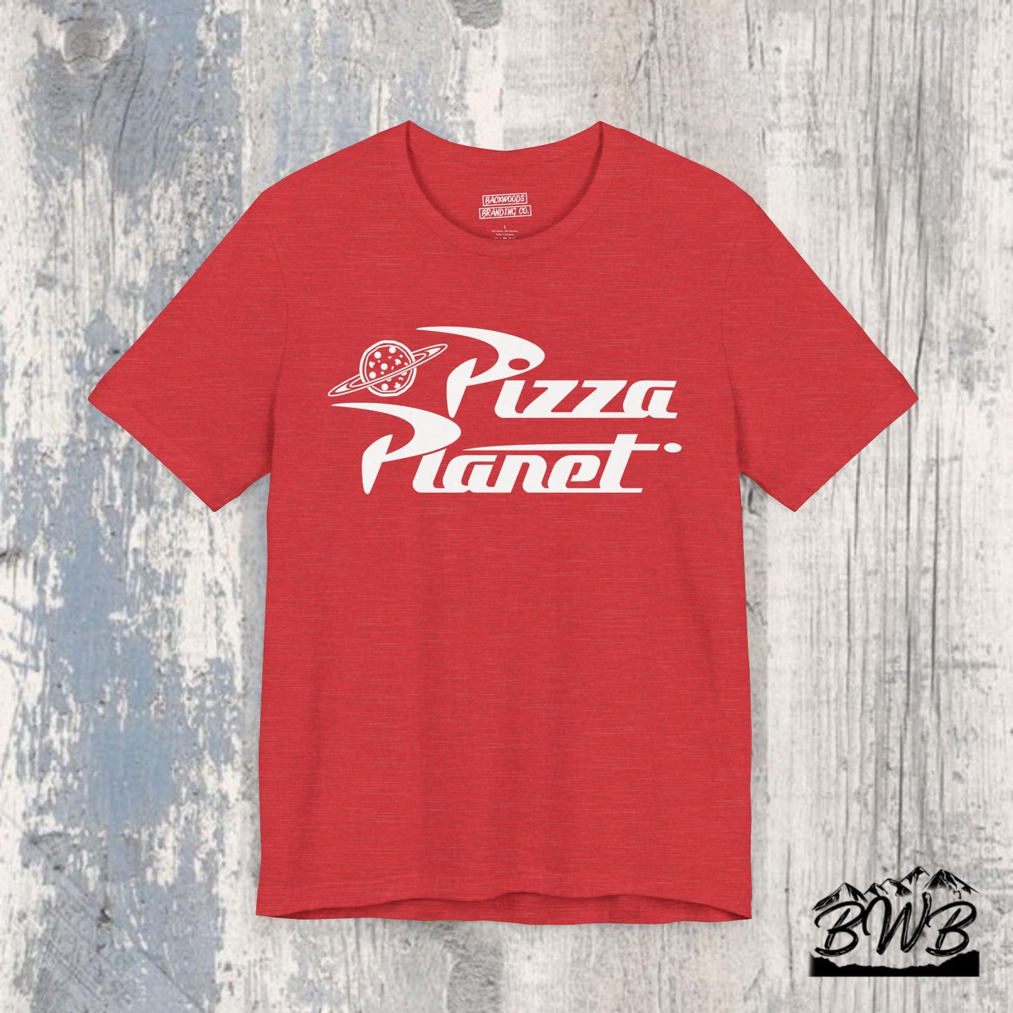 Pizza Planet Unisex Tee - Retro Space Theme