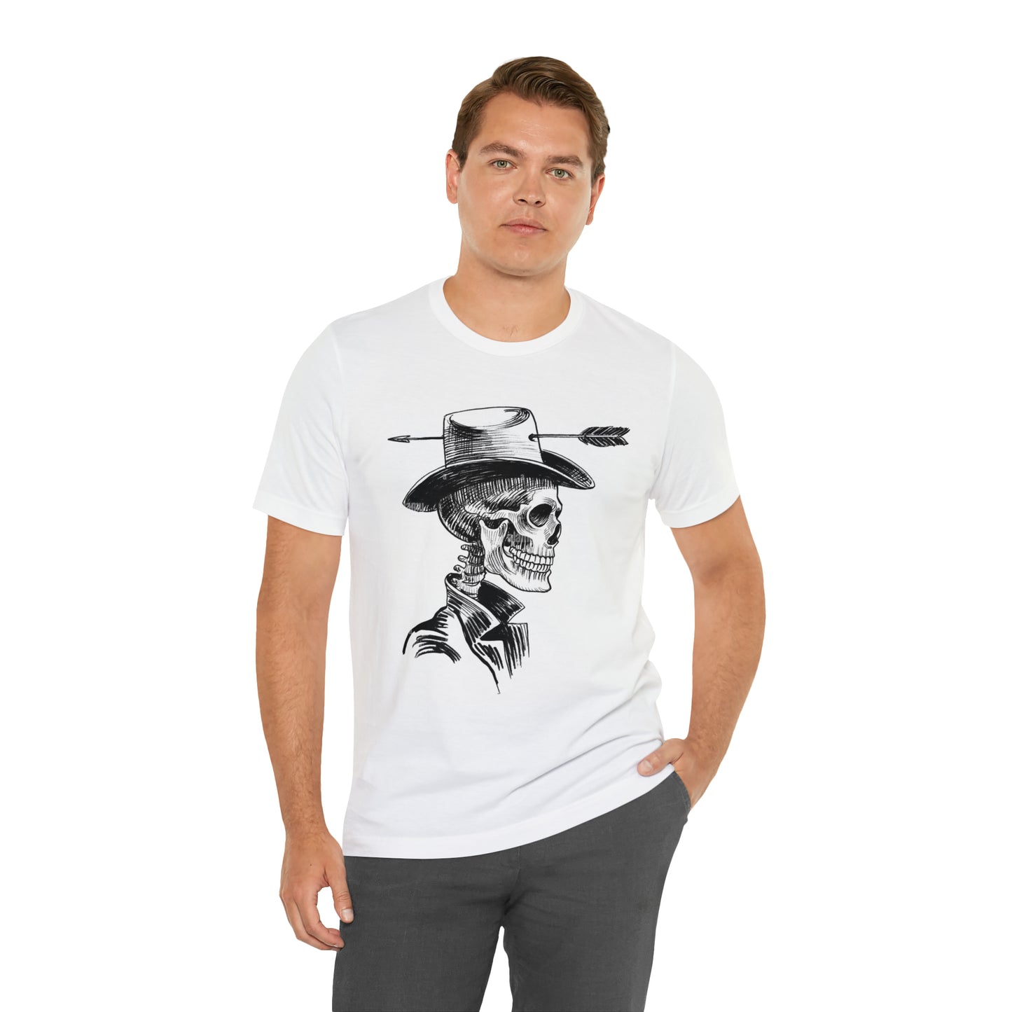 Cowboy Skeleton Tee - Backwoods Branding Co.