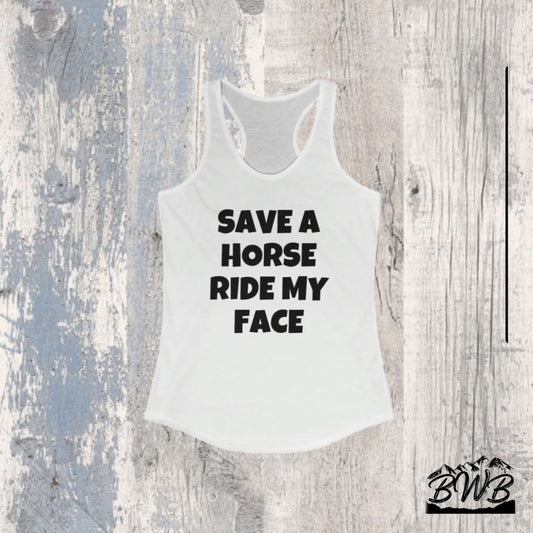 Save A Horse Women's Tank Top - Backwoods Branding Co.