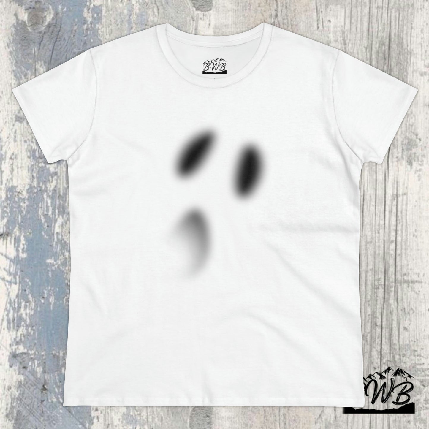 Faded Ghost Women's Tee - Backwoods Branding Co.