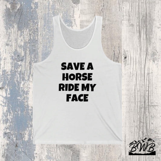 Save A Horse Tank Top - Backwoods Branding Co.