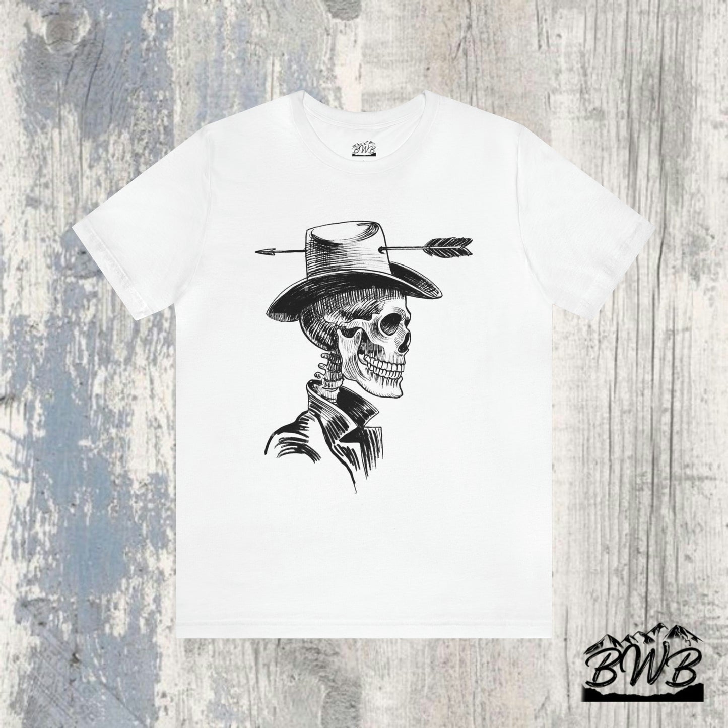 Cowboy Skeleton Tee - Backwoods Branding Co.