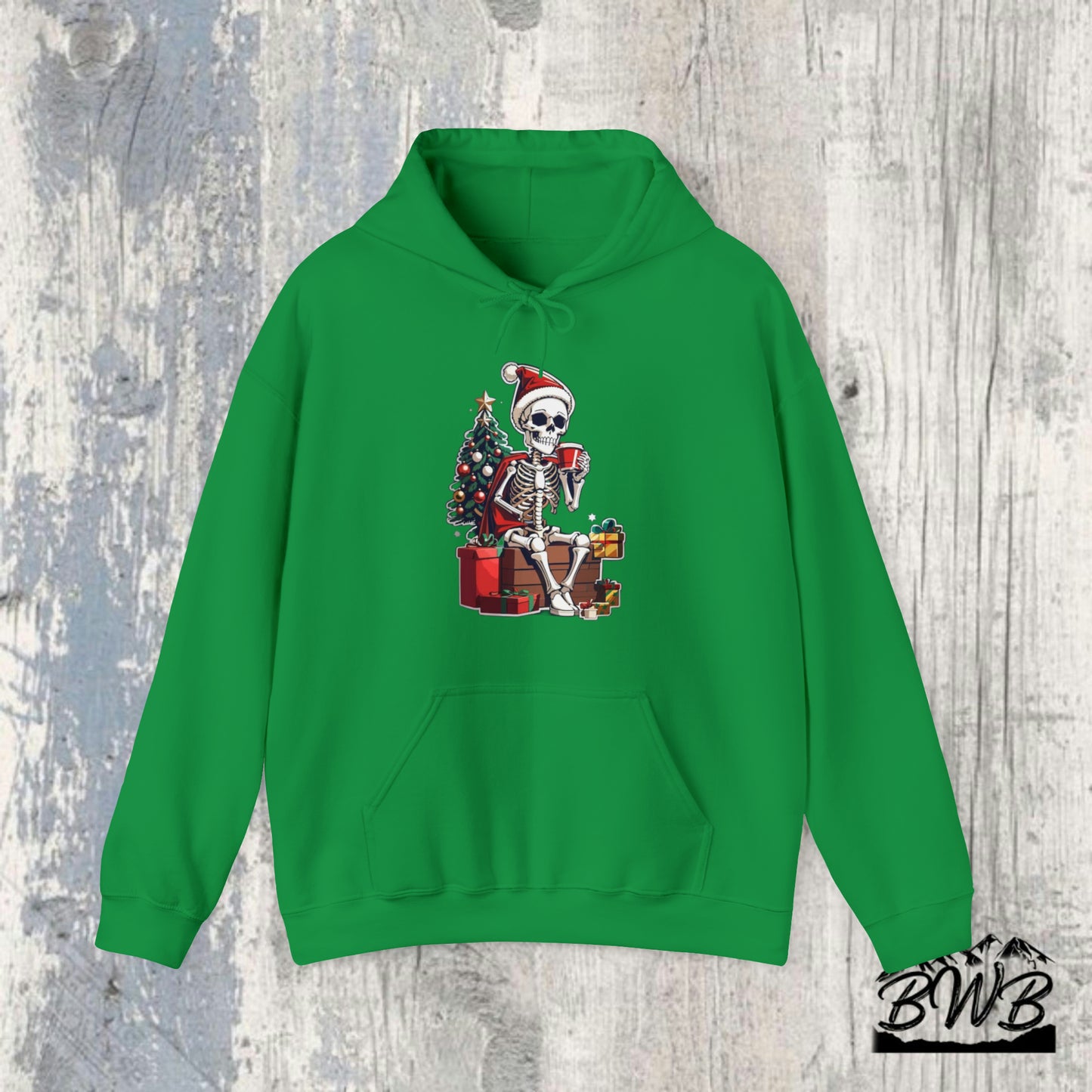 Christmas Coffee Skeleton Hoodie