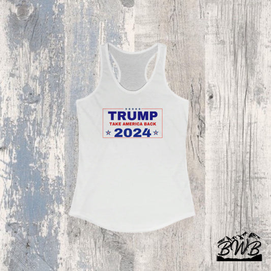 Trump 2024 Women's Tank Top - Backwoods Branding Co.