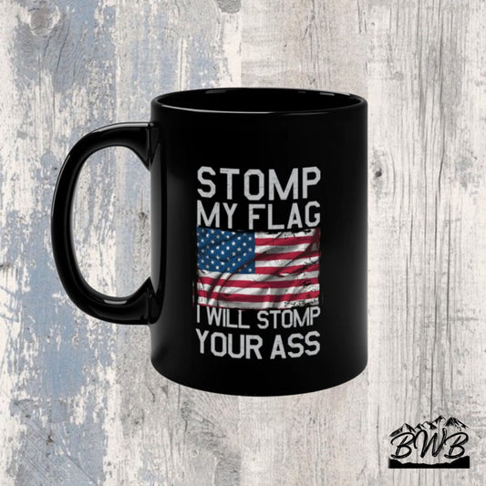 Stomp My Flag Mug - Backwoods Branding Co.