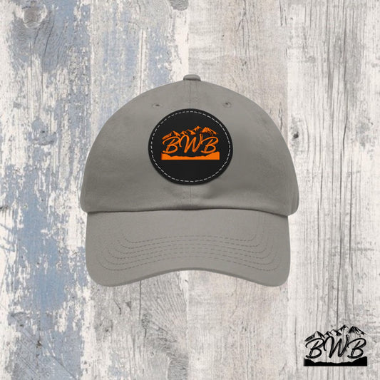 BWB Leather Patch Hat (Round) - Backwoods Branding Co.
