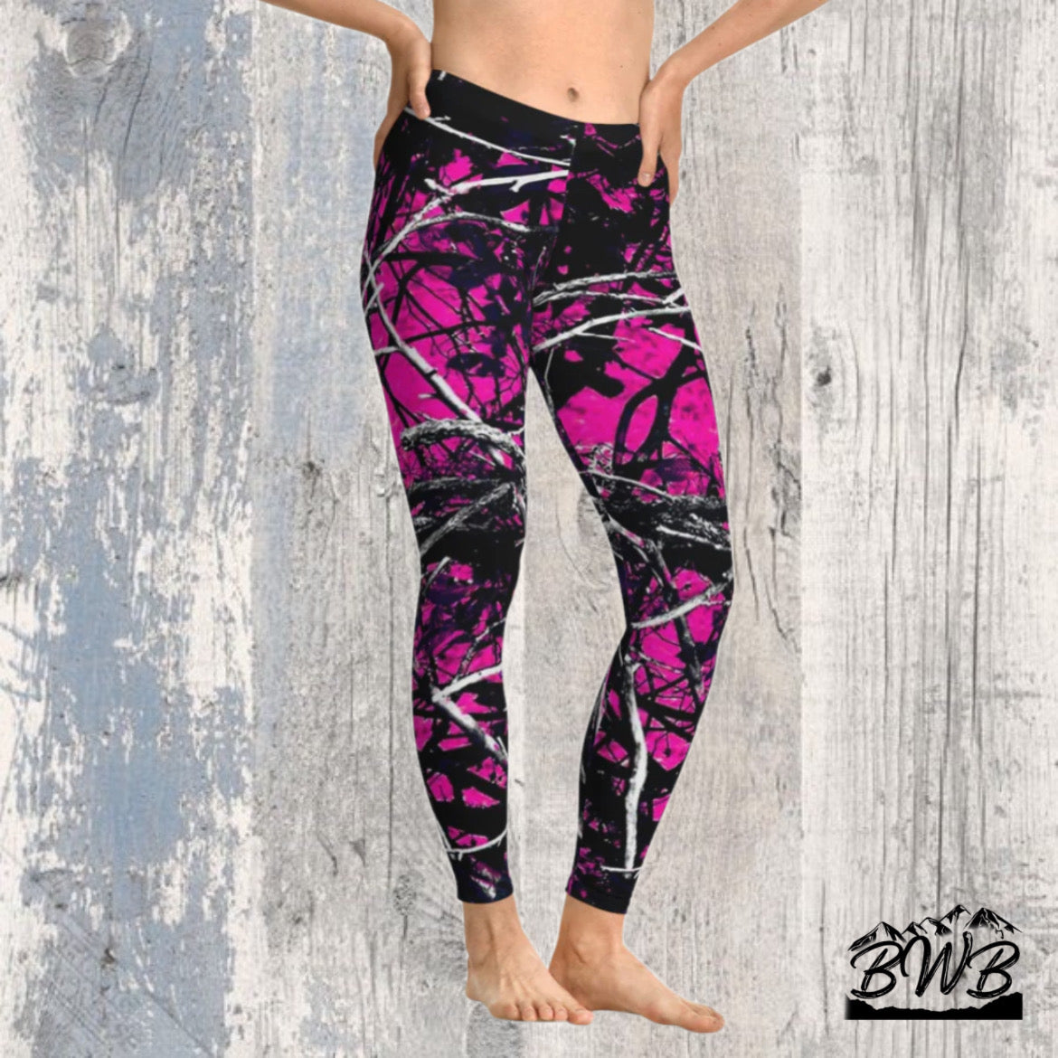 Pink Camo Leggings Backwoods Branding Co