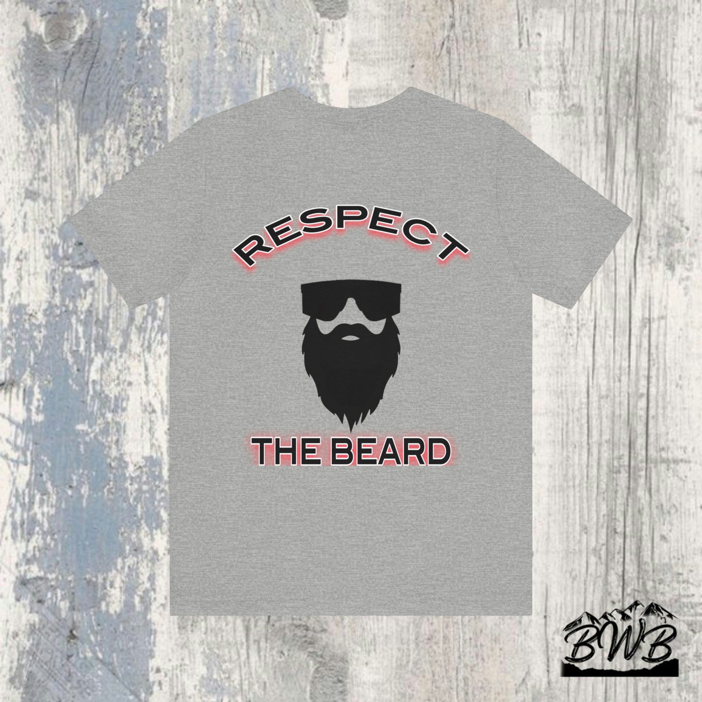 Respect The Beard Tee - Backwoods Branding Co.
