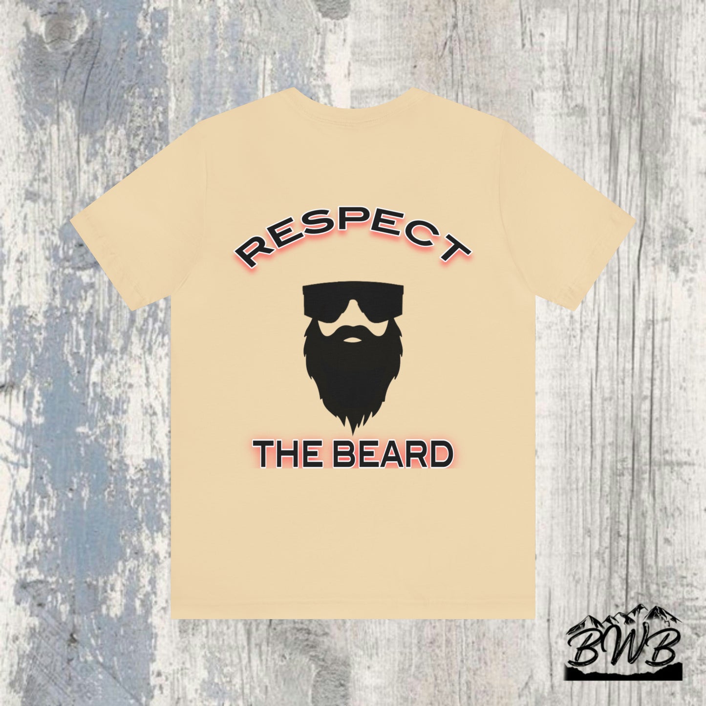 Respect The Beard Tee - Backwoods Branding Co.