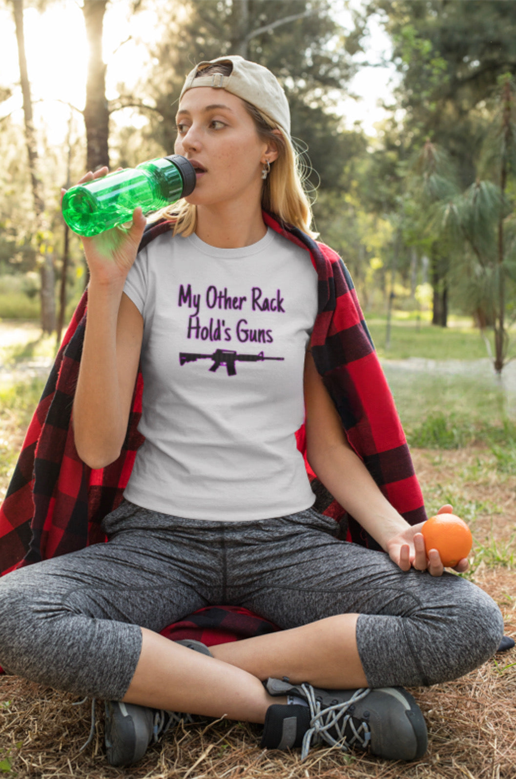 My Other Rack Holds Guns Women's Tee - Backwoods Branding Co.
