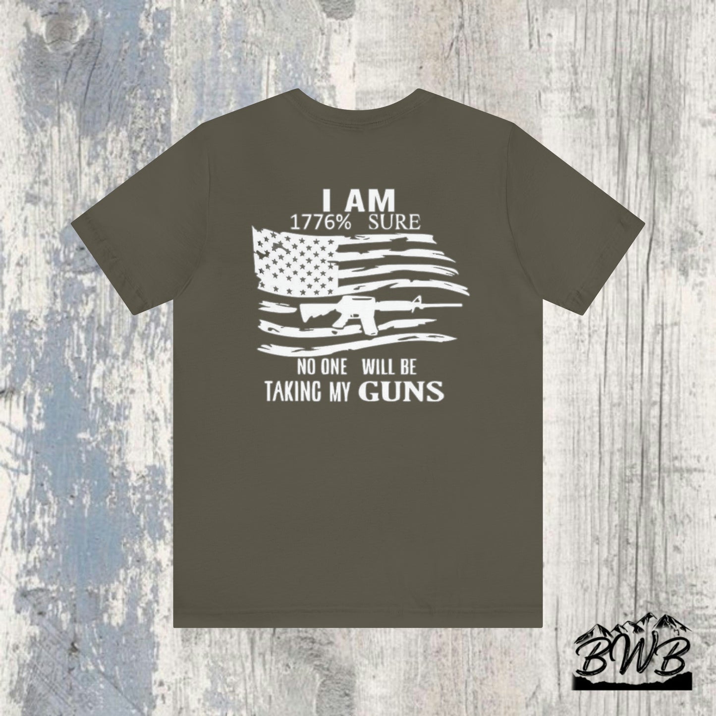 No One Will Be Taking My Guns Tee - Backwoods Branding Co.