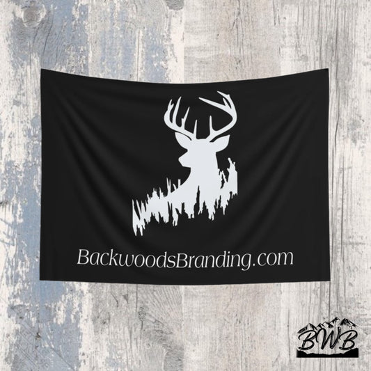 Big Buck Tapestry Banner - Backwoods Branding Co.