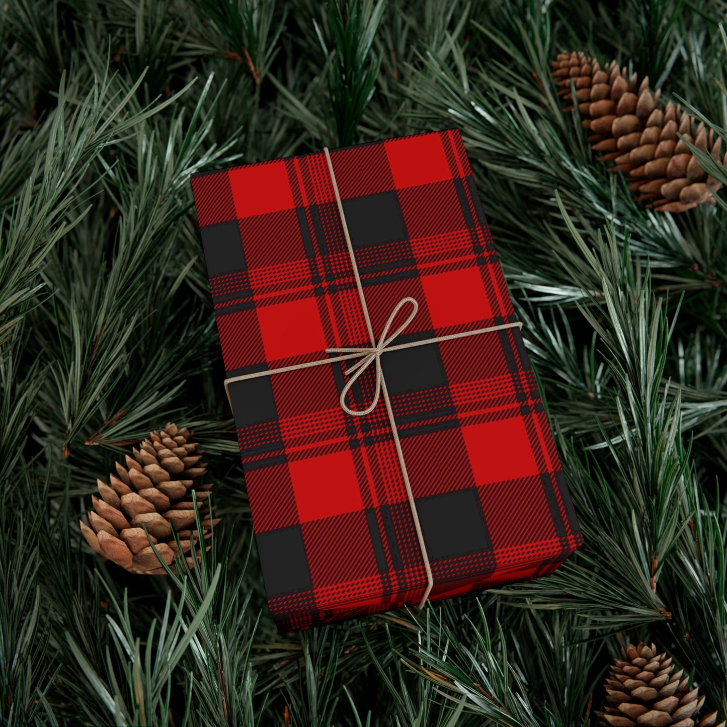 BWB Red Flannel Wrapping Paper