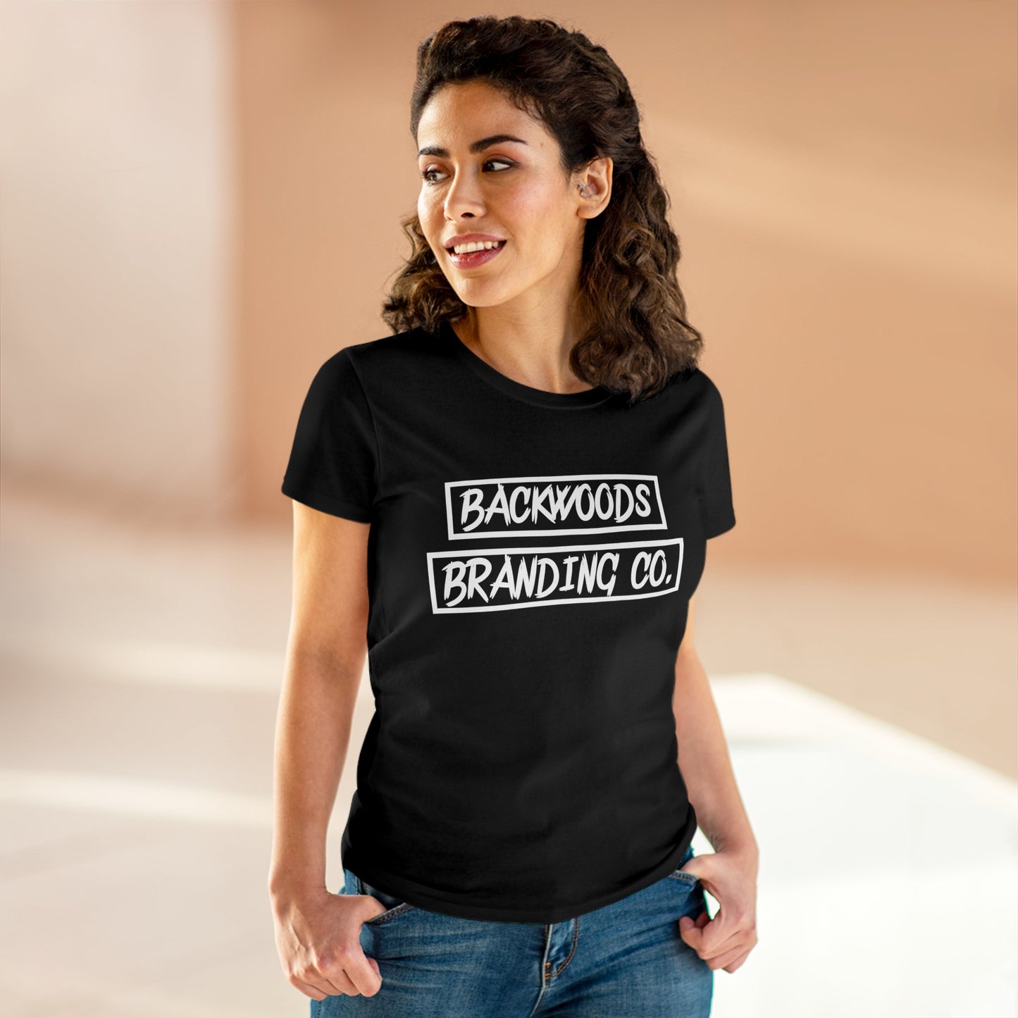 Backwoods Branding Scripted Women's Tee