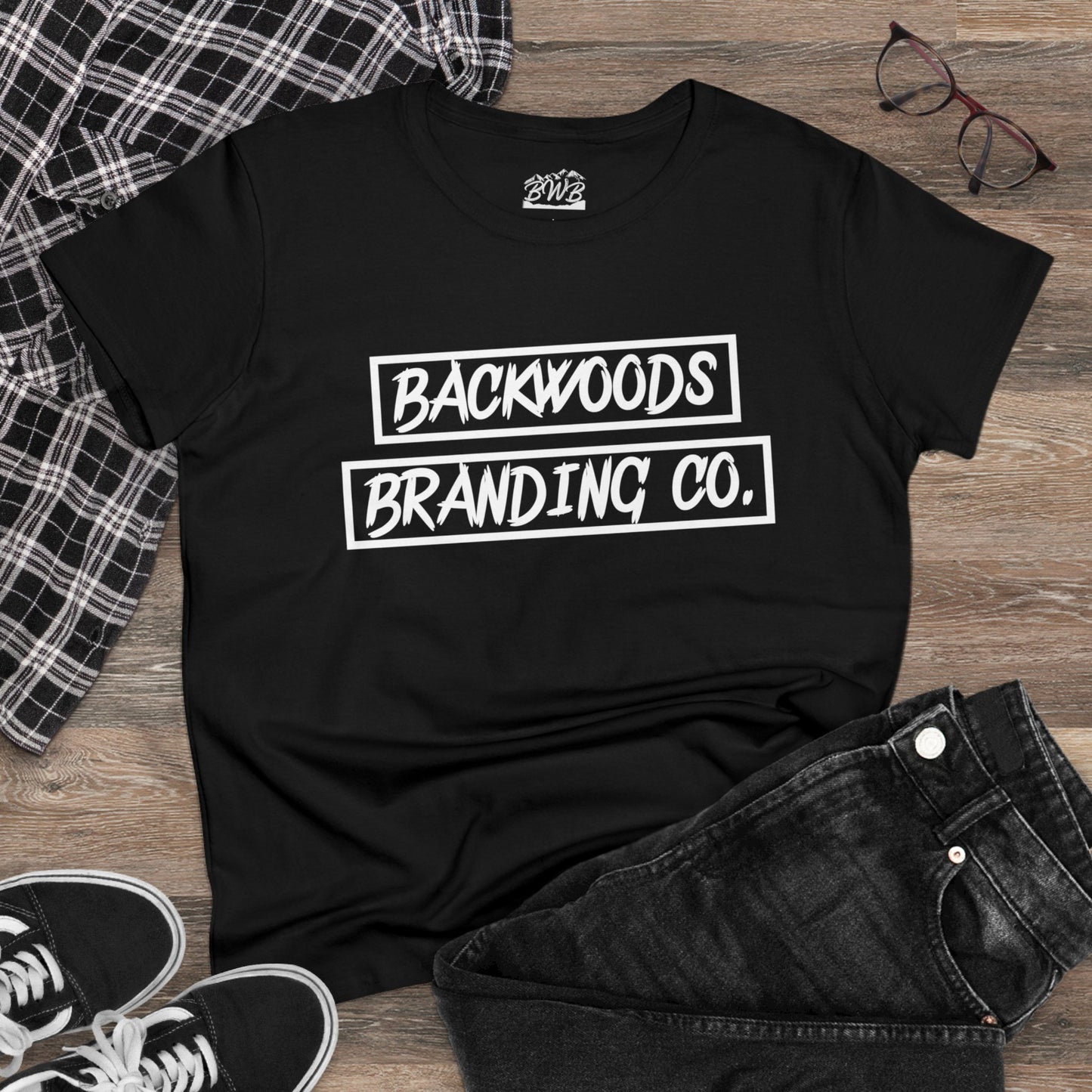 Backwoods Branding Scripted Women's Tee