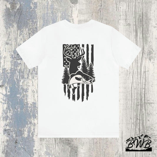 Outdoors Flag Tee