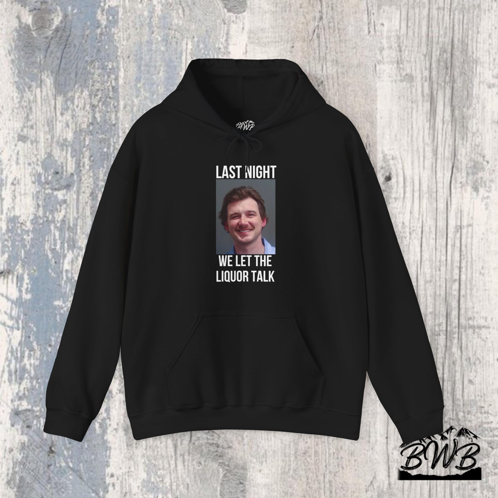 Morgan Wallen Mugshot Hoodie Backwoods Branding Co