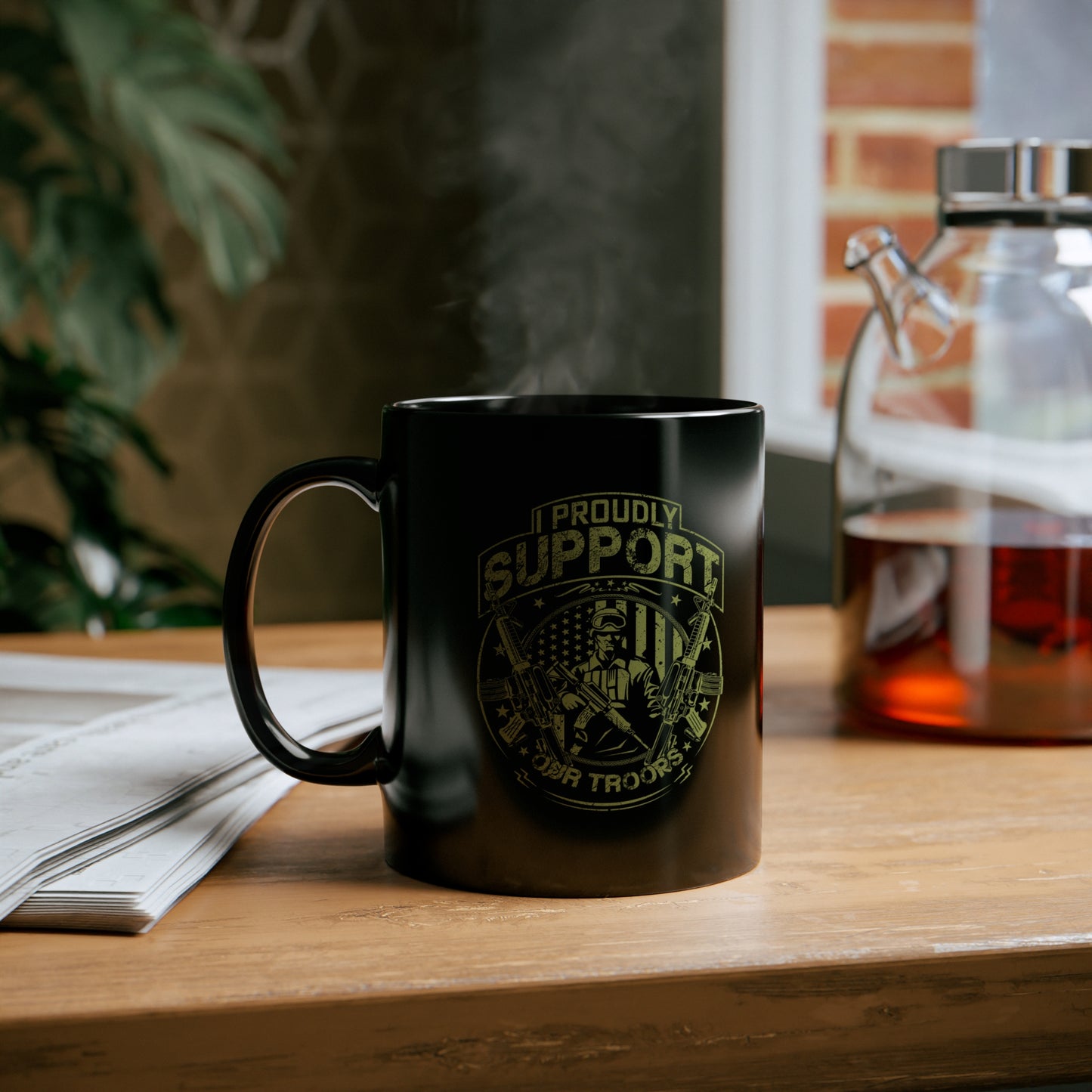 I Proudly Support Our Troops Mug