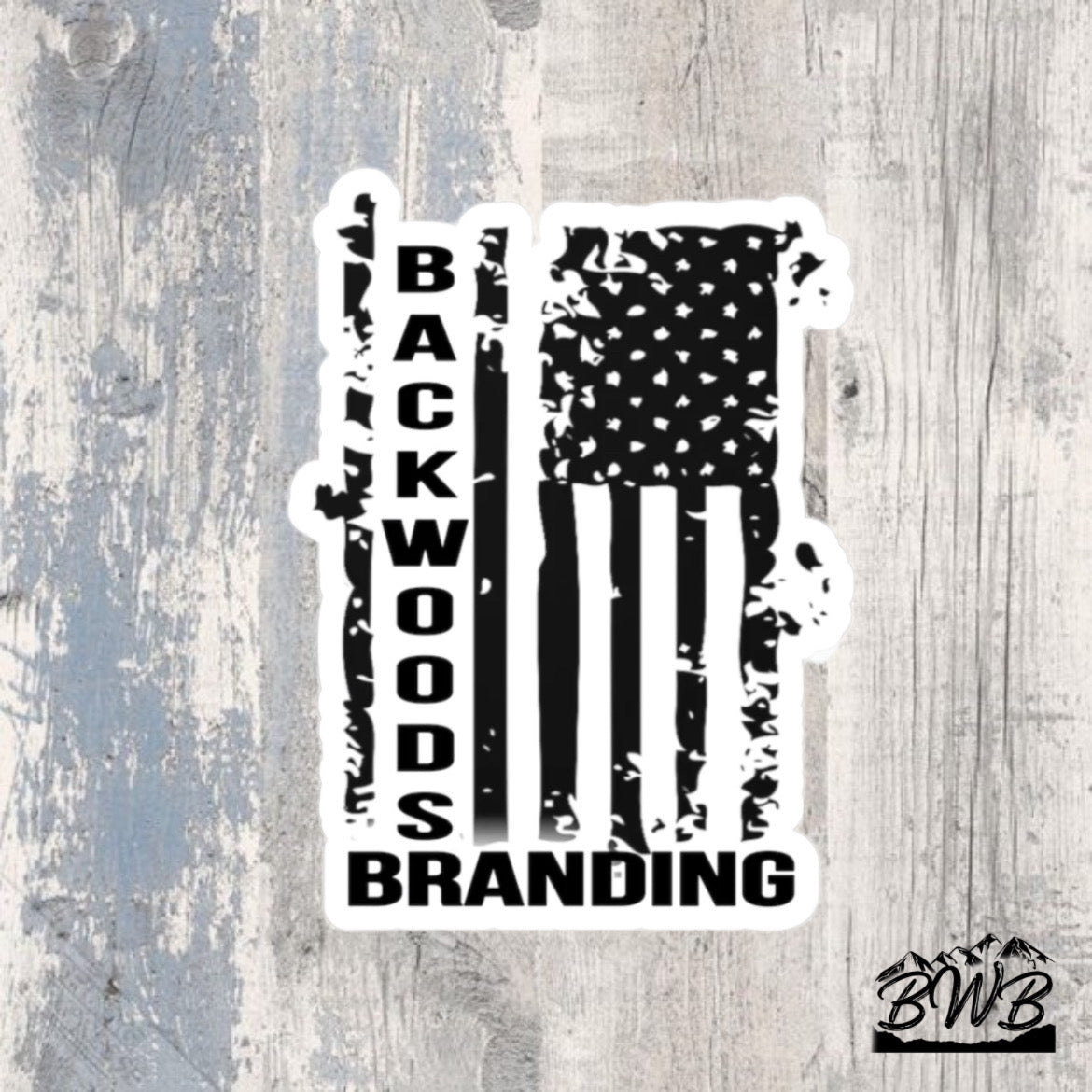 BWB Flag Decal - Backwoods Branding Co.