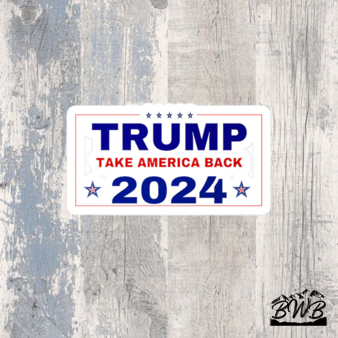 Trump 2024 Decal - Backwoods Branding Co.