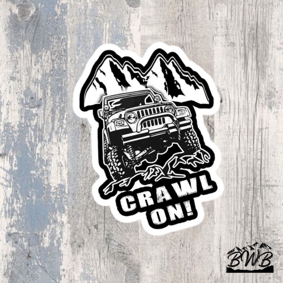 Crawl On! Decal - Backwoods Branding Co.