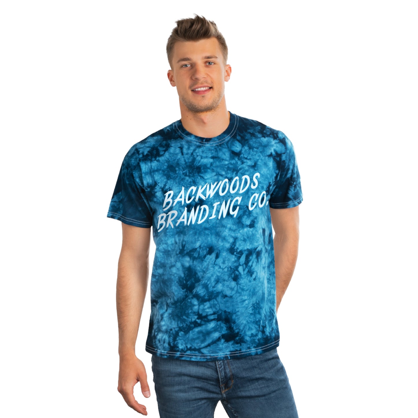 Backwoods Branding "Blue Tie-Dye" Tee