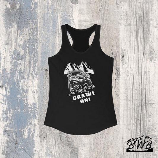 Crawl On! Women's Tank Top - Backwoods Branding Co.