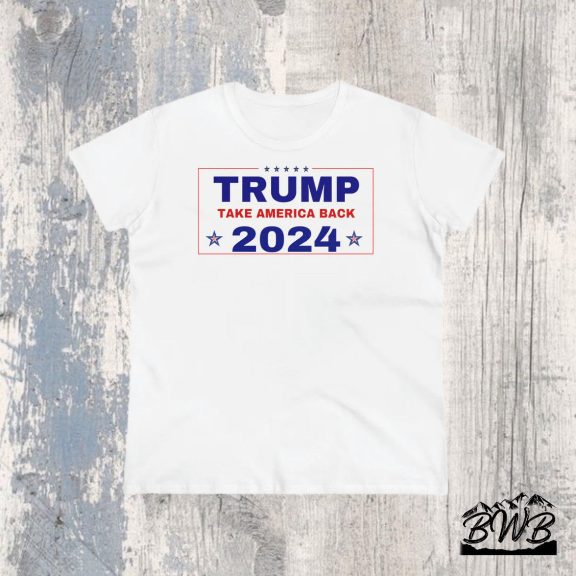 Trump 2024 Women's Tee - Backwoods Branding Co.