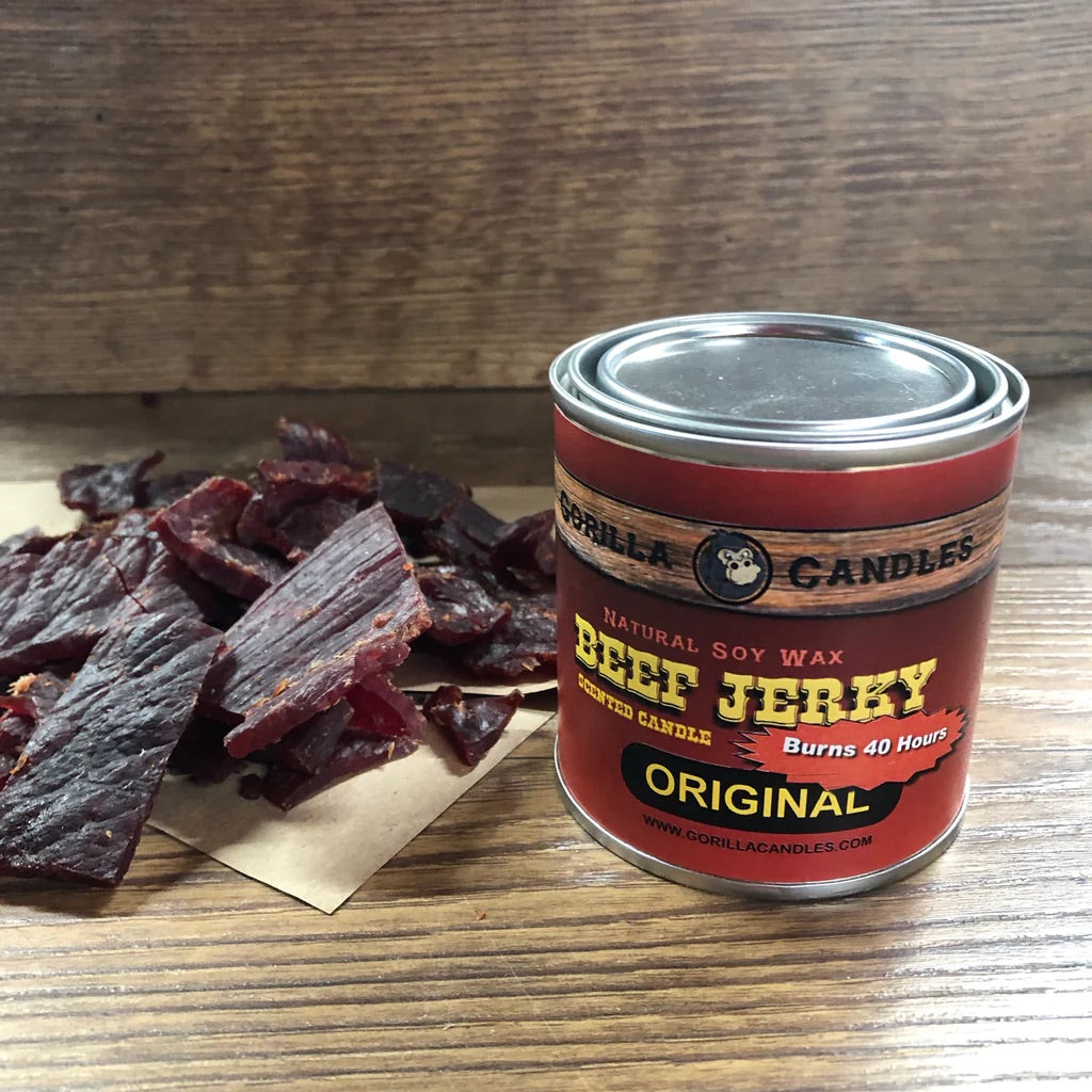 Beef Jerky Candle - Backwoods Branding Co.