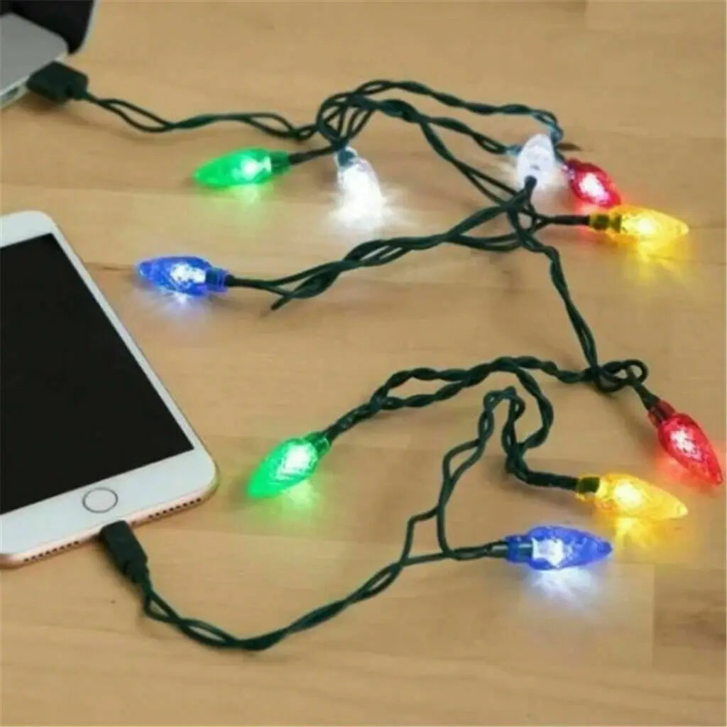 Christmas Light LED USB Cable DCIN Type C Charging Cable