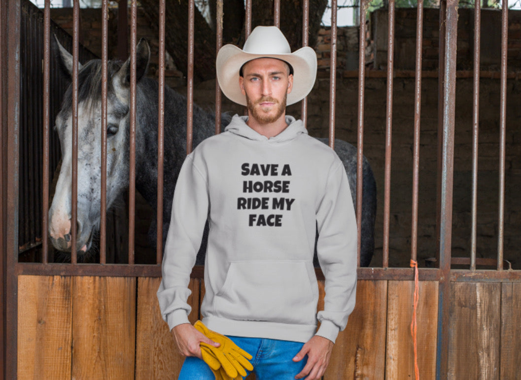 Save A Horse Hoodie - Backwoods Branding Co.
