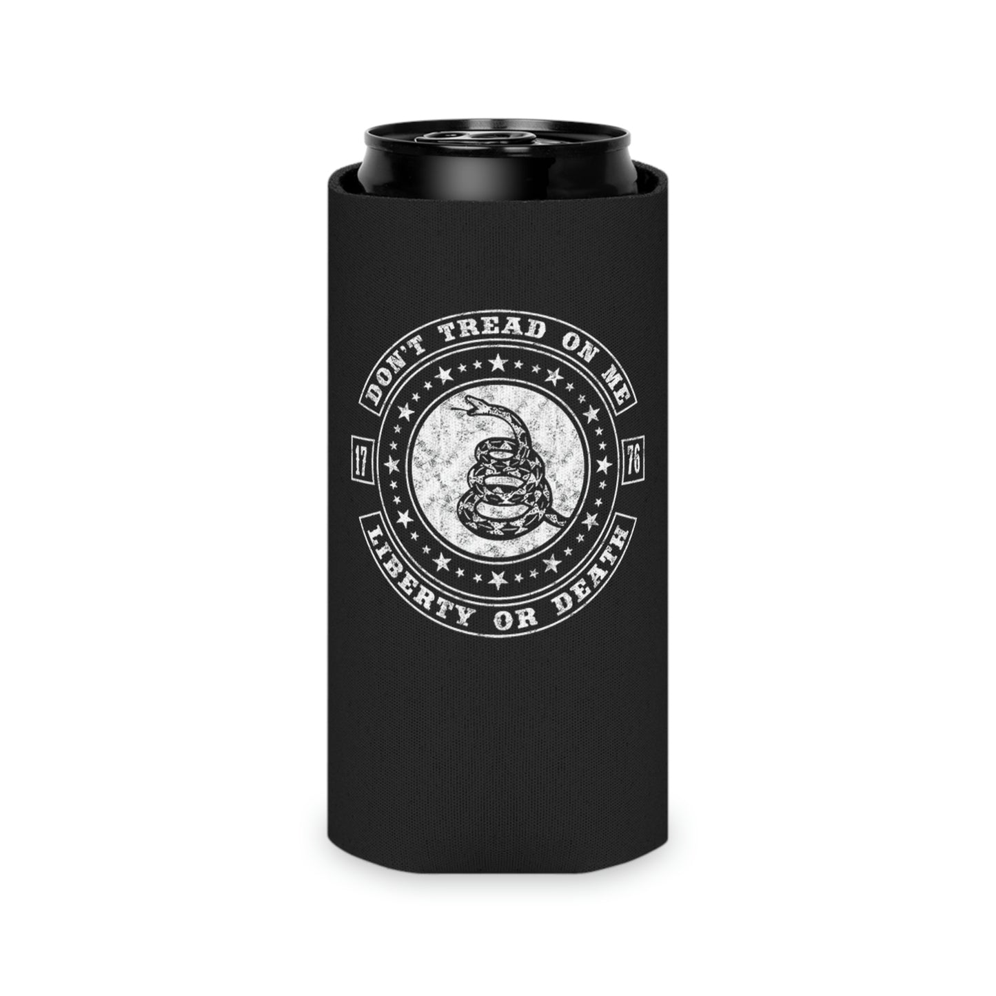 Don't Tread On Me Coozie - Backwoods Branding Co.